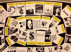 Playbills Serviertablett für Broadway-Shows, Vintage 1977-1978 Tablett - Bild 1 von 11