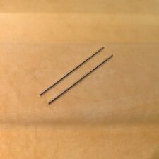 9999 Pure Silver Wire 7 Gauge (2) 4 inch Rods Flush Cut Ends Guaranteed 99.99%+