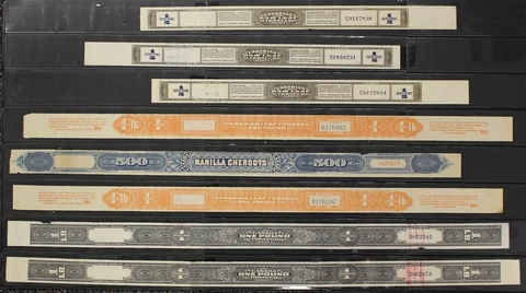 CANADA REVENUE TOBACCO STRIP STAMPS Cover