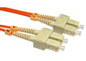 1m SC-SC Duplex OM2 50/125µm Multimode Fibre Optic Patch Lead, 1m - PSG92010 - Picture 1 of 1