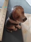 Dog, Figurine, Beagle,  Dollarland Stoes,5 In,Glass Soulful  Eyes.