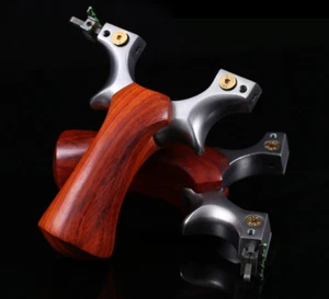 Leistungsstarke Zielkatapulte TC4 Stahl Schießen Jagd Sicherheit Schleuder Spielzeug - Bild 1 von 9