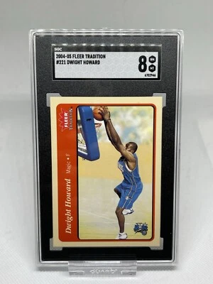 Dwight Howard Rookie SGC 8 Fleer (HOF) - Image 1 of 2