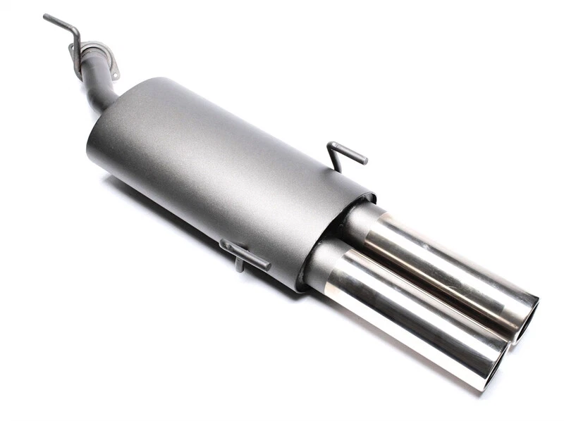 Escape 2x76mm Redondo con Bridas Con ABE para Opel Vectra B cc Caravan Tipo J96 - Imagen 1 de 1