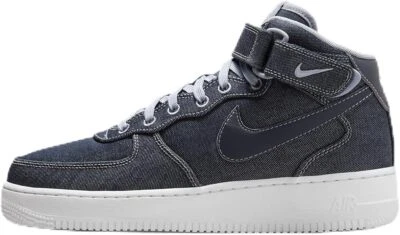 Women's Nike Air Force 1 '07 Mid Denim Obsidian Summit White Slate DD9625-400 - Image 1 of 4