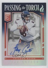 2018 Donruss Elite Passing the Torch Signatures Singles /25 Jay Cutler Auto