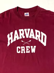 Vtg HARVARD CREW Miller Tee Mens sz XL Single Stitch 50/50 Cotton Made USA - Picture 1 of 12
