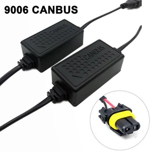 LED Headlight Canbus Error Free Anti Flicker Resistor Canceller Decoder 9005 H10 - Picture 1 of 6