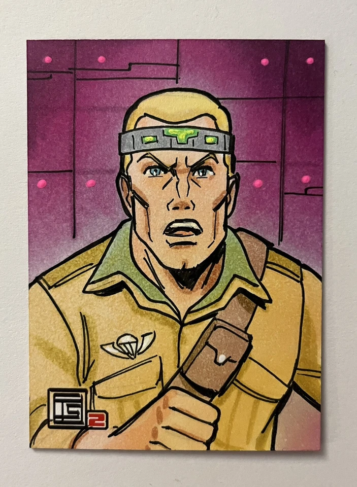 G.I. Joe Duke Conrad Hauser Arena Of Sport Personal Sketch Card Tim Shinn Art - Image 1 of 1