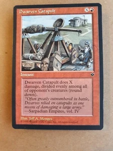 Dwarven Catapult MTG Fallen Empires (1994) Uncommon Red Instant NM - Picture 1 of 2