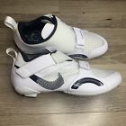 Nike Women's SuperRep Cycle Indoor Cycling Shoes White Black CJ0775-100 Size 7.5