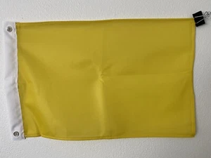 Gelb - 12"x18" gelb einfarbig Super Polyester Flagge - Angebot Box 6, 30 - Bild 1 von 3