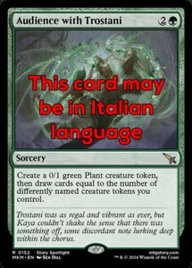 MTG AUDIENCE WITH TROSTANI EXC - UDIENZA CON TROSTANI 152 - MKM - MAGIC - Picture 1 of 1