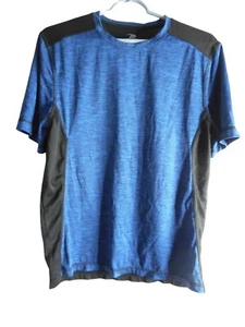 Schwarz / Blau Herren Gr. M T-Shirt Netzrücken Pro Player - Bild 1 von 4