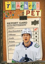 2023-24 Upper Deck Teacher's Pet Gold TP-10 Elias Pettersson