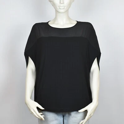 CLUB MONACO by Ralph Lauren Oversize Strick Top Bluse Dolmanärmel Viskose SEIDE - Bild 1 von 4