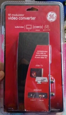 GE RF Modulator Video Converter 37631 ~ NEW-Opened Package  - Image 1 of 4