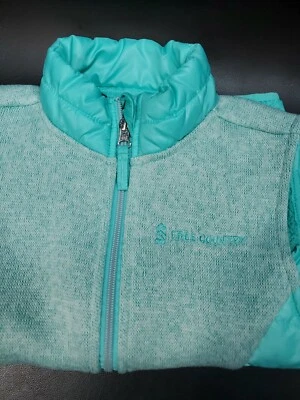 Chaleco Free Country Niños Niñas Pequeño (7-8) Verde Menta Tejido/Poliéster Sin Mangas Foto 1 de 4