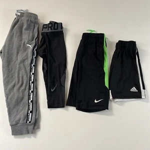 Lot Youth Size S Adidas Nike Puma Under Armour Athletic Wear Bundle Shorts Pants - Picture 1 of 6