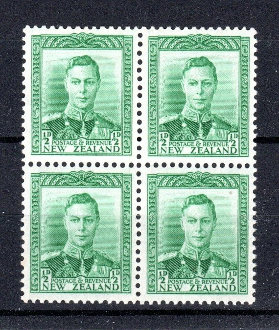 New Zealand 1938 1/2d green MNH block of 4 - Image 1 of 1