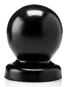 HARDTOYS OBAL 10 x 9 cm Plug Analplug Buttplug Anal Vinyl Schwarz Black Unisex - Bild 1 von 1
