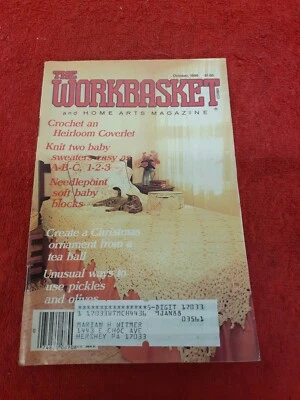 The Workbasket Magazine--Oct 1986 - Knit/Crochet/Tatting/Quilting/Recipe/Garden - Image 1 of 2