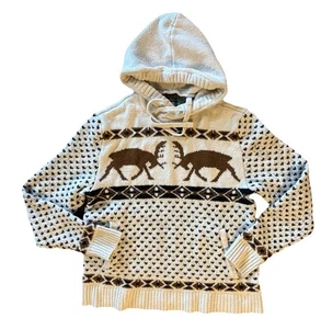 Suéter suave con capucha American Eagle ciervo azteca occidental para hombre talla mediana sudadera con capucha - Imagen 1 de 12