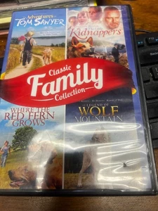 DVD Classic Family Collection, (Tom Sawyer, Kidnappers, Red Fern Wolf Mountain) - Photo 1/1