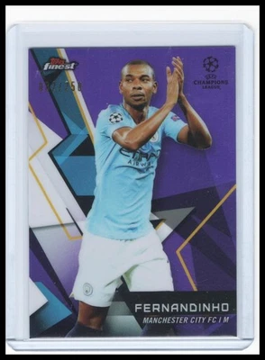 2018-19 Topps Finest - Fernandinho - Purple Refractor #/250 - Image 1 of 2