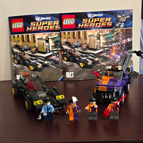 LEGO DC Batman Batmobile and Two-Face Chase 6864 W/ Minifig. See Disc.