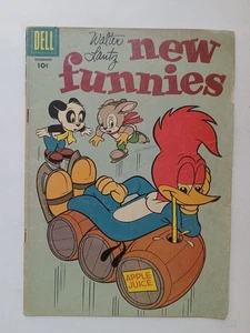 Dell Comics Walter Lantz NUEVO DIVERTIDO #250 diciembre 1957 lectores copia 1 panel falta - Imagen 1 de 2