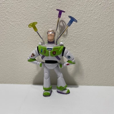 Buzz Lightyear Light Chaser 8" Toy Story Disney probado y luz giratoria ✅  Foto 1 de 4