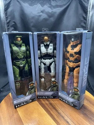 Lote de figuras de acción Halo Infinite Series 4, 12" Kelly-087, Master Chief, MK VII Foto 1 de 4