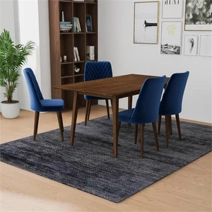 Ada Mid Century Modern Kitchen Table and Chairs for 4 - Picture 1 of 3