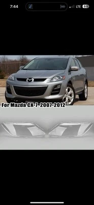 Cubiertas de luces de cabeza para Mazda CX-7 2011 Foto 1 de 3