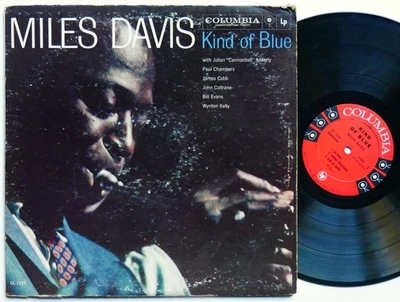 MILES DAVIS Kind Of Blue LP COLUMBIA CL 1355 US 1961 John Coltrane Bill Evans - Image 1 of 4