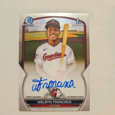 Welbyn Francisca Bowman chrome auto⚾️ - Image 1 of 2