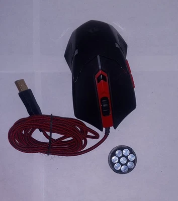 Redragon 2400 DPI Centrophorus Wired Optical Gaming Mouse M601 - Image 1 of 4