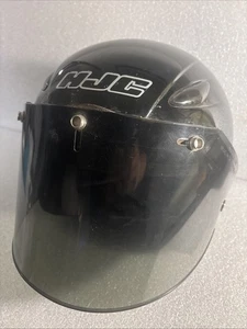 VINTAGE HJC CL-31 MOTORCYLE HELMET SIZE Extra Small Black Snell Aproved Dot - Picture 1 of 19
