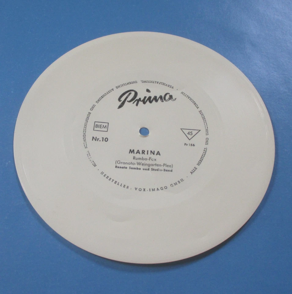 Renato Sambo: Marina (Flexi-Single) Prima Schlager - Bild 1 von 1