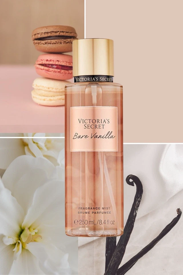 NEU !  Victoria’s Secret Body Spray Bare Vanilla Body Mist Körperspray - 250ml - Bild 1 von 4