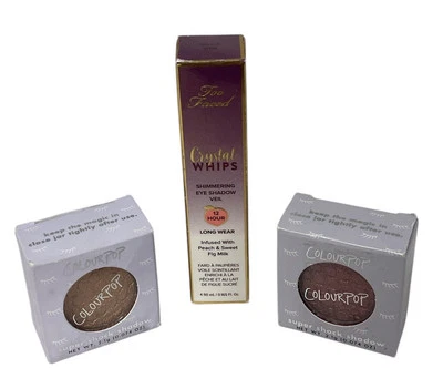 Too Faced Crystal Whips and Colour Pop super shock shadow Lot of 3 Club Kid - Image 1 of 4
