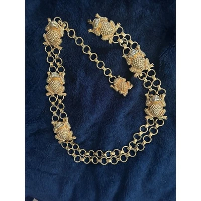 RARO CINTURÓN RANAS METAL JUDITH LEIBER COLECCIONABLE AÑOS 80 FIRMADO Foto 1 de 4