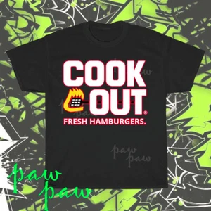Brand New Cook Out Restaurant Logo American T-Shirt Funny Size S to 5XL - Picture 1 of 5