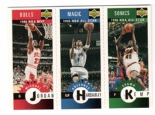 1996-97 Collector's Choice Mini-Cards #M78 Jordan / Anfernee Hardaway / Kemp