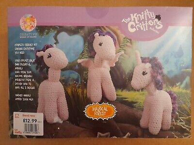 Kit De Crochet Unicornio Bosque Mágico De La Colección Knitty Critters - Nuevo • 11.33€
