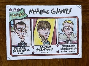 Carta collezionabile Gummy Arts 2024 Giovani giganti di marmo 1980 Topps stile RC - Foto 1 di 1
