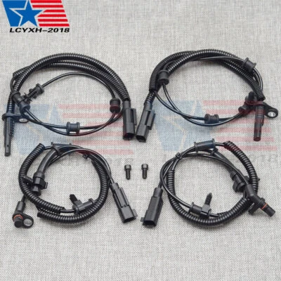 4pcs Front and Rear ABS Wheel Speed Sensor For Ram 1500 2013-2018 1500 Classic - Image 1 of 4
