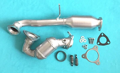 Fits: 2007 To 2012 Acura RDX 2.3L Front & Rear Catalytic Converters Direct Fit - Image 1 of 4