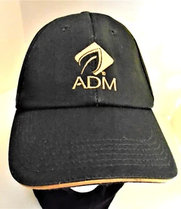ADM Truckermütze Kappe Landwirtschaft dunkelgrün Druckknopflasche Farm Country - Bild 1 von 4